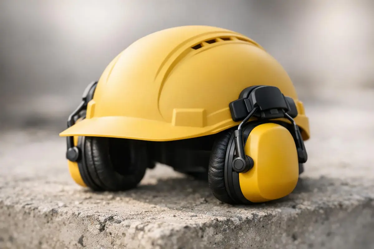 casque de chantier anti bruit
