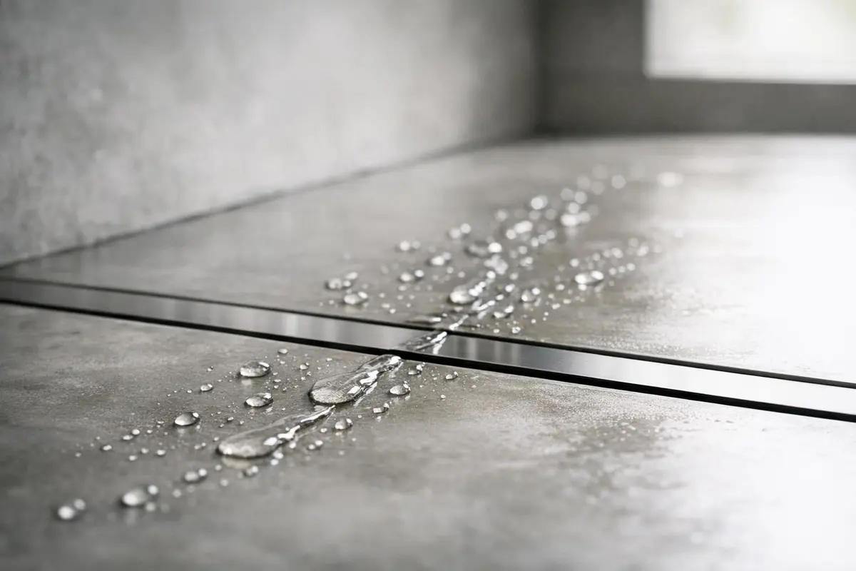 douche italienne beton cire