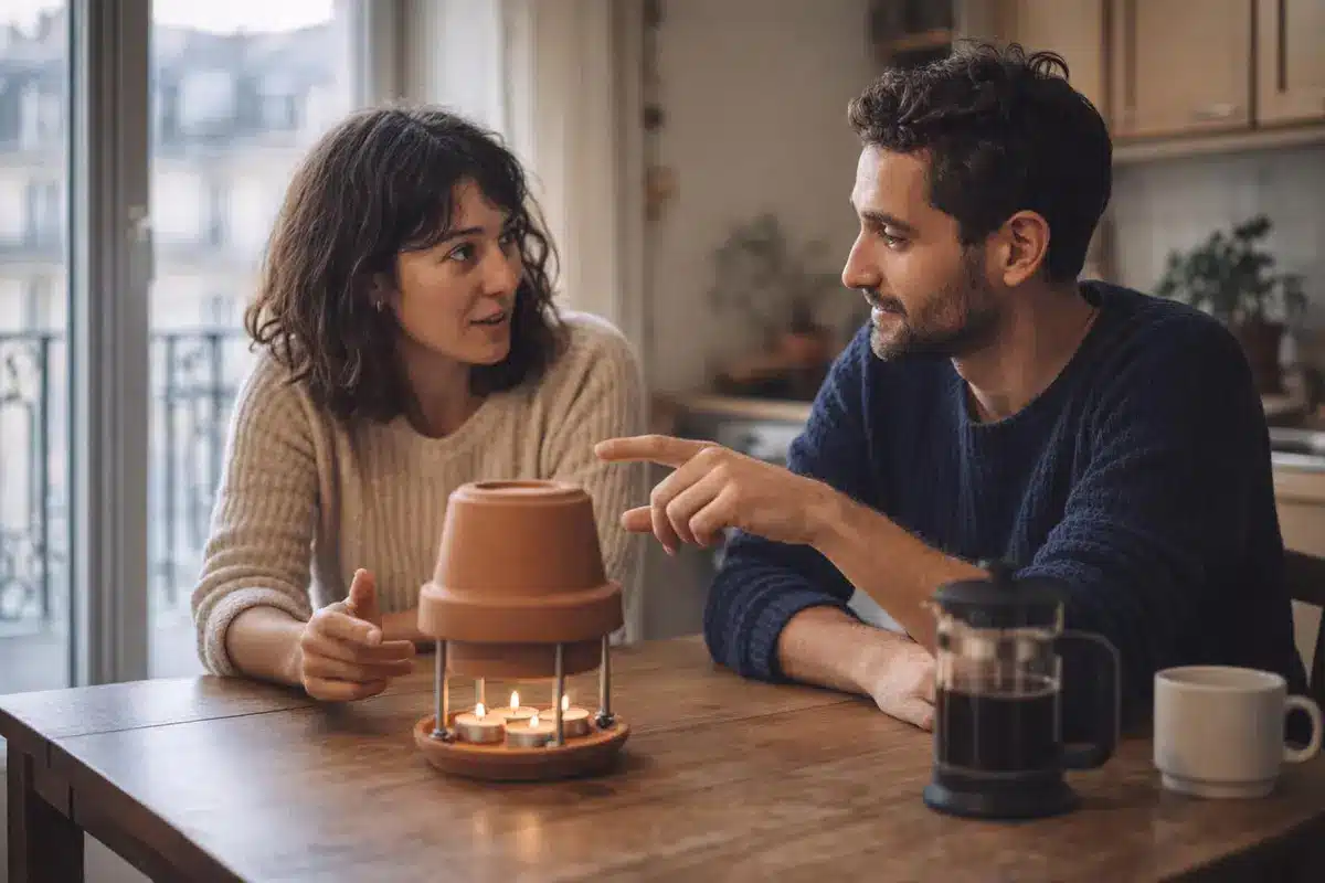 chauffage a la bougie