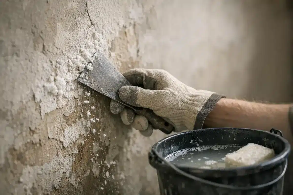 comment traiter le salpetre sur un mur intérieur