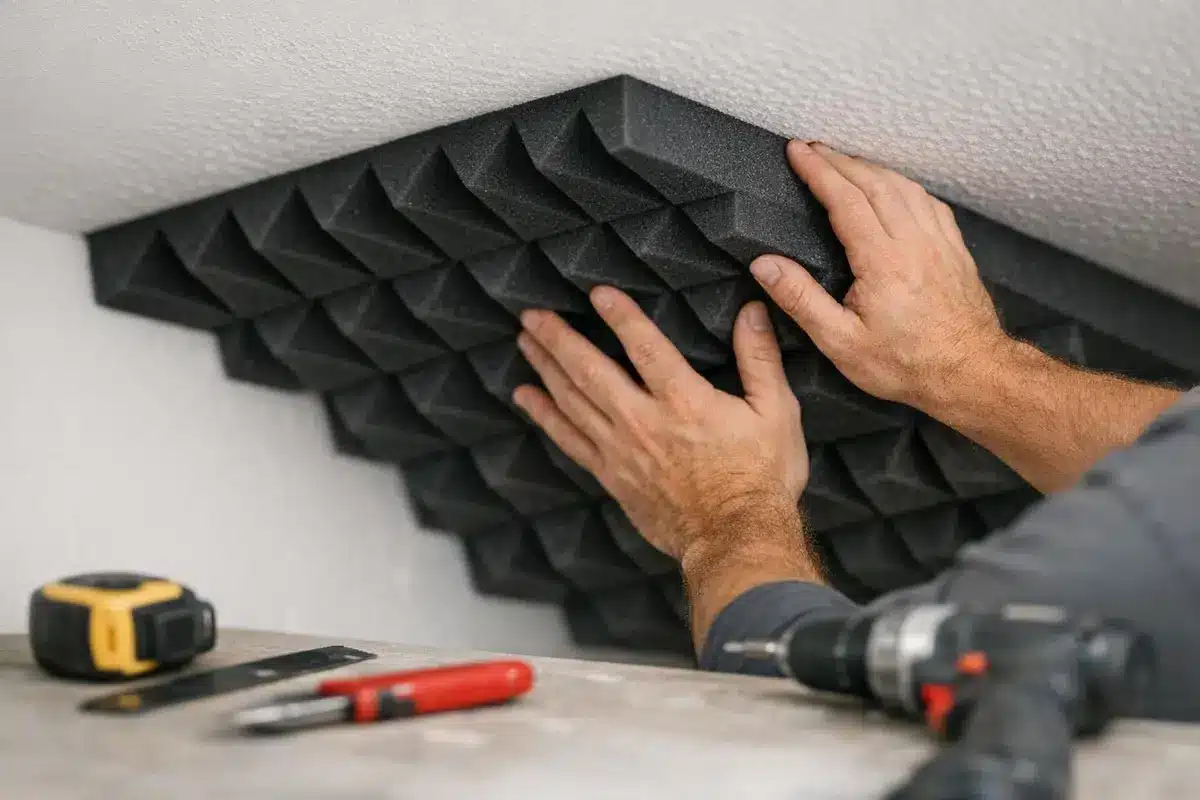 isoler un plafond phoniquement