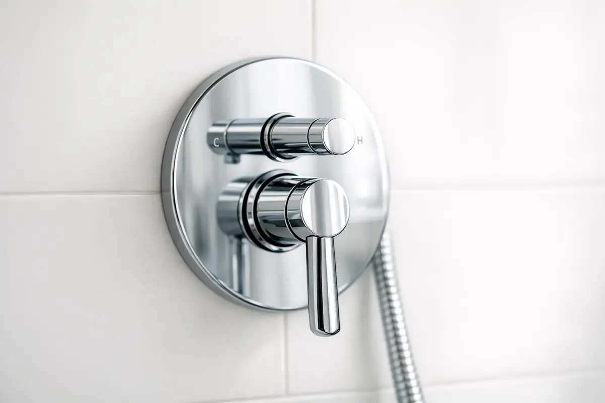 hauteur d un mitigeur de douche