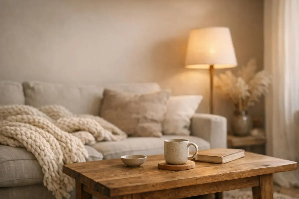 deco chaleureuse salon