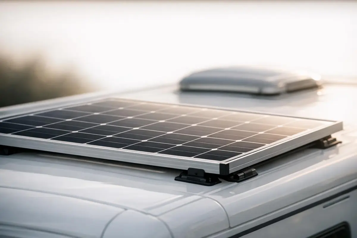 panneau photovoltaique pour camping car